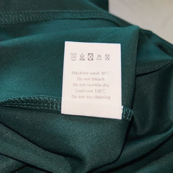 NWT Womens Green Twist Peplum Blouse - 2x - Picture 7 of 8